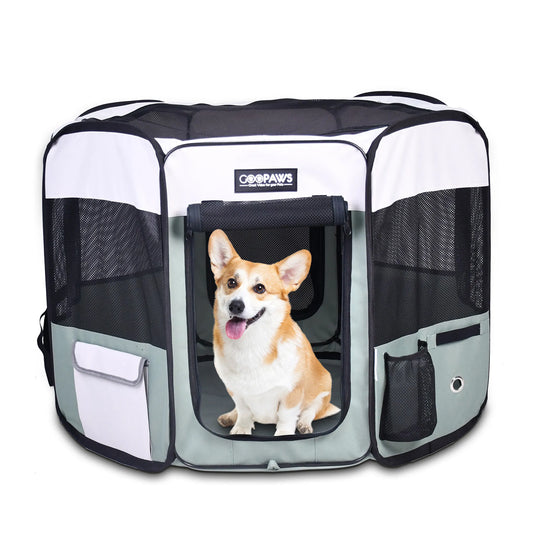 JESPET Pet Dog Playpen for Indoors/Outdoors