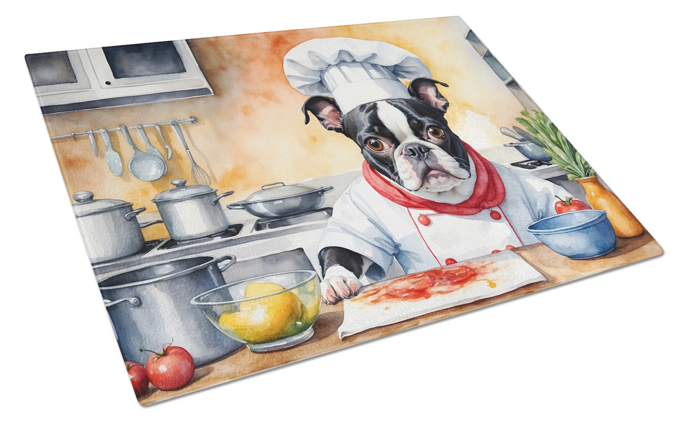 The Dog Chef Glass Cutting Board