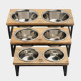 Load image into Gallery viewer, GF Pet Wood & Metal Elevated Feeder