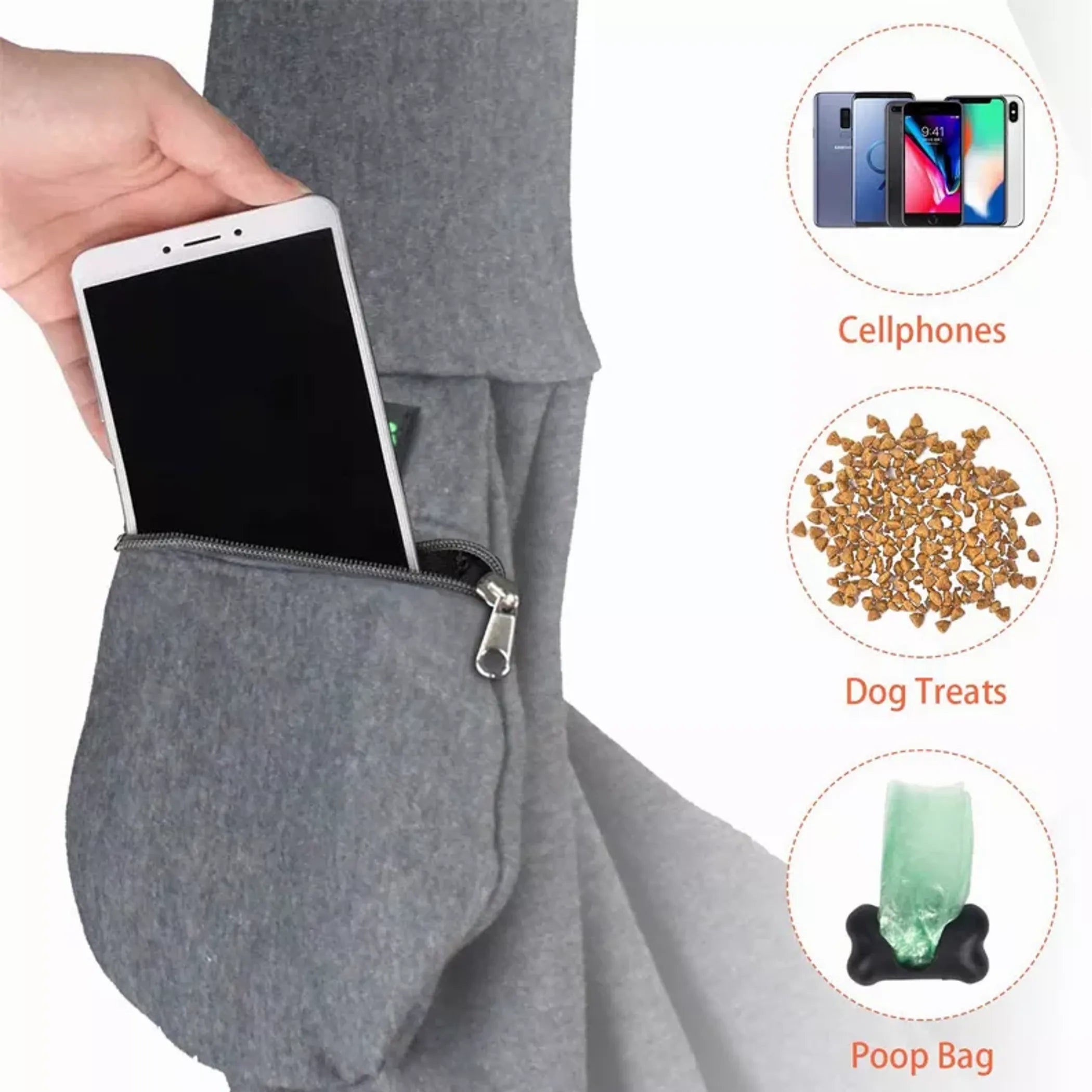 JESPET Comfy Pet Sling for Small Dog or Puppy