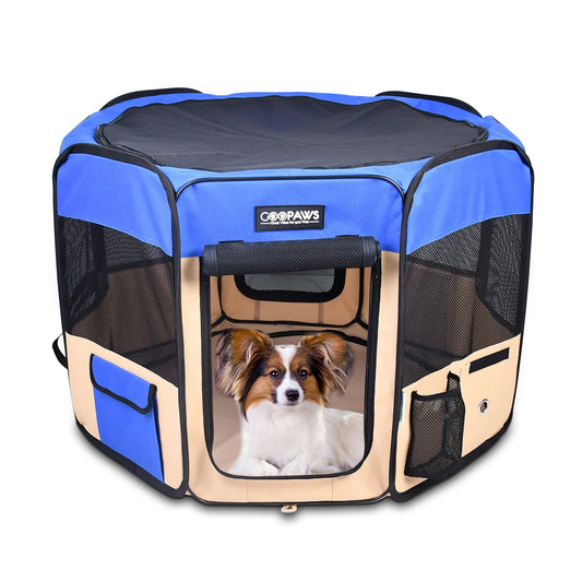 JESPET Pet Dog Playpen for Indoors/Outdoors