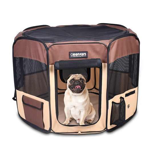 JESPET Pet Dog Playpen for Indoors/Outdoors
