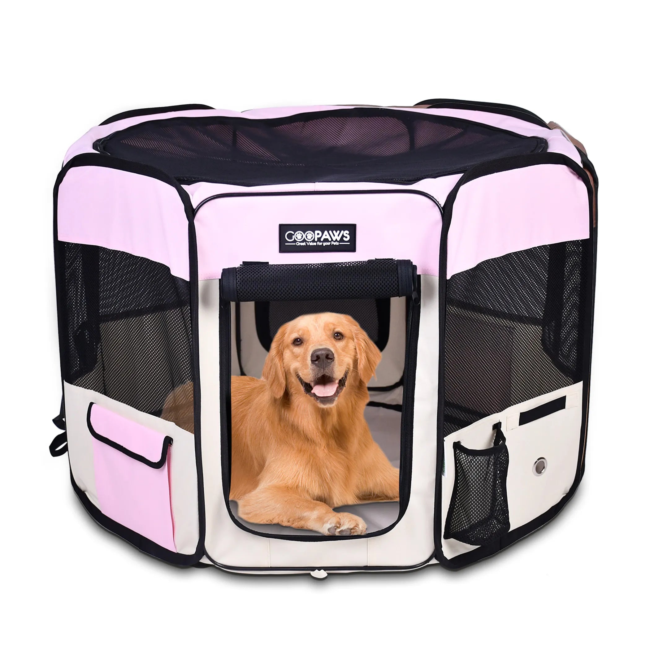 JESPET Pet Dog Playpen for Indoors/Outdoors