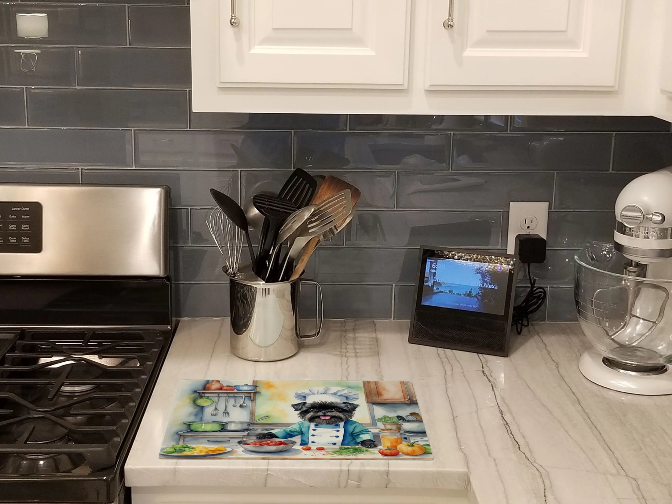 The Dog Chef Glass Cutting Board