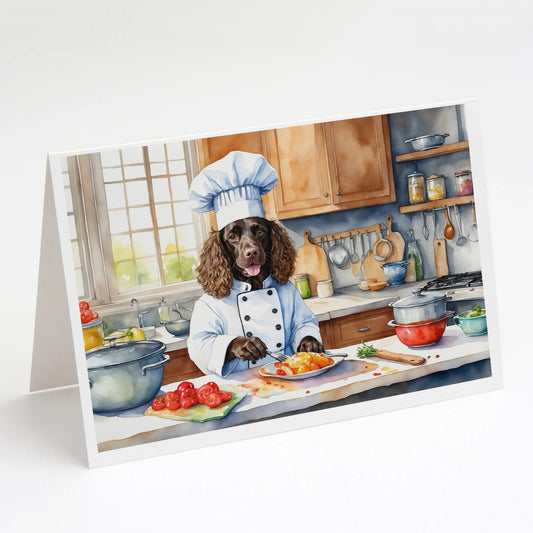 The Dog Chef Greeting Cards  - Size: 5X7 | Pack Of: 8 | Collection name: The dog chef