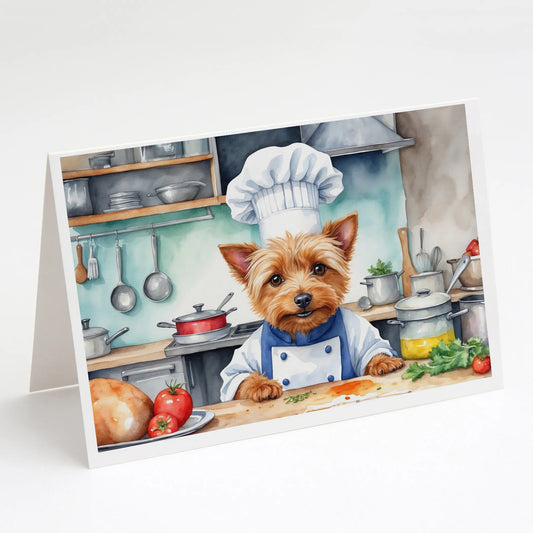 The Dog Chef Greeting Cards  - Size: 5X7 | Pack Of: 8 | Collection name: The dog chef