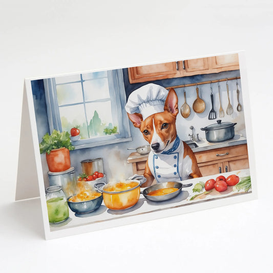 The Dog Chef Greeting Cards  - Size: 5X7 | Pack Of: 8 | Collection name: The dog chef