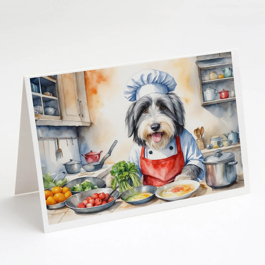 The Dog Chef Greeting Cards  - Size: 5X7 | Pack Of: 8 | Collection name: The dog chef