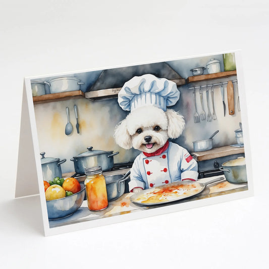 The Dog Chef Greeting Cards  - Size: 5X7 | Pack Of: 8 | Collection name: The dog chef