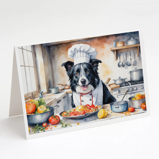 The Dog Chef Greeting Cards  - Size: 5X7 | Pack Of: 8 | Collection name: The dog chef