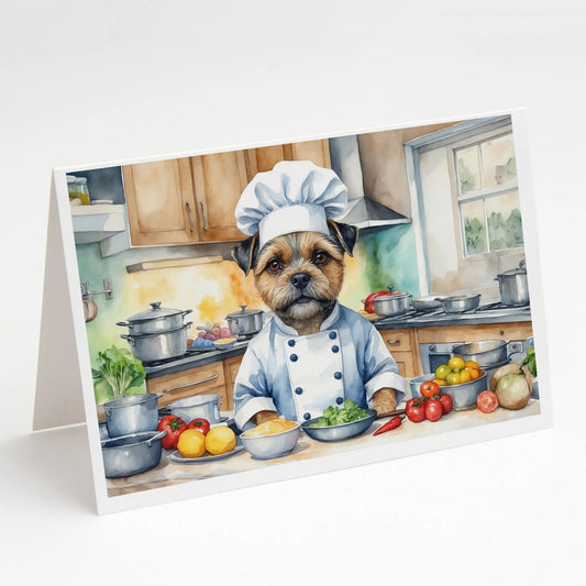 The Dog Chef Greeting Cards  - Size: 5X7 | Pack Of: 8 | Collection name: The dog chef