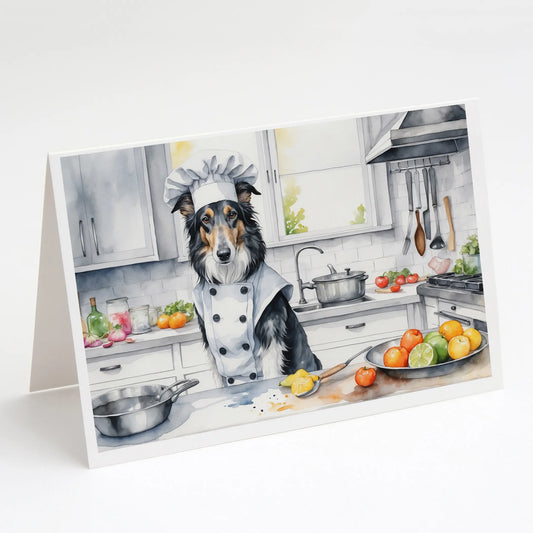 The Dog Chef Greeting Cards  - Size: 5X7 | Pack Of: 8 | Collection name: The dog chef