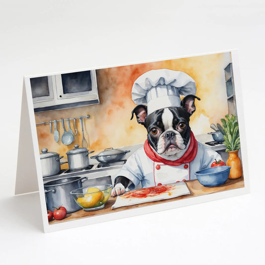 The Dog Chef Greeting Cards  - Size: 5X7 | Pack Of: 8 | Collection name: The dog chef