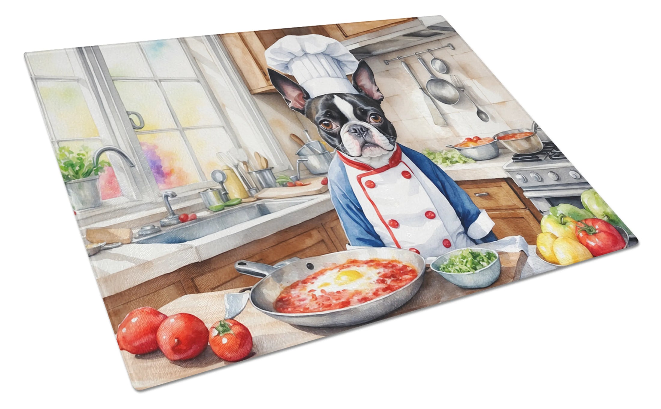 The Dog Chef Glass Cutting Board
