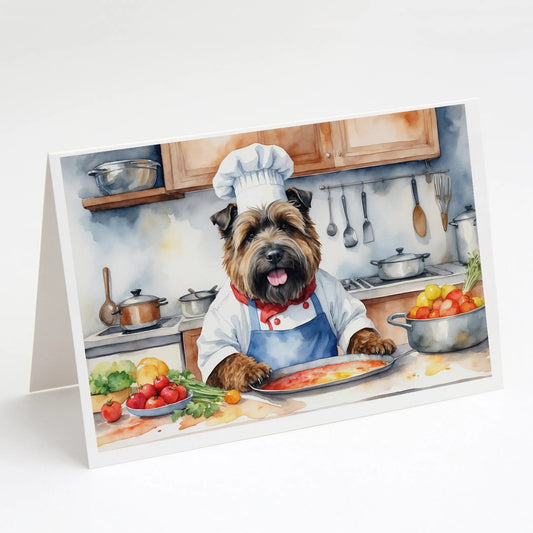The Dog Chef Greeting Cards  - Size: 5X7 | Pack Of: 8 | Collection name: The dog chef