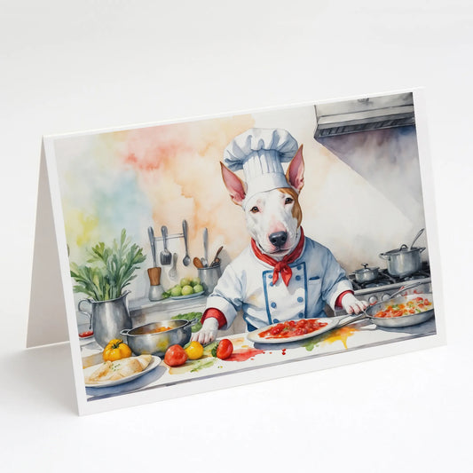 The Dog Chef Greeting Cards  - Size: 5X7 | Pack Of: 8 | Collection name: The dog chef