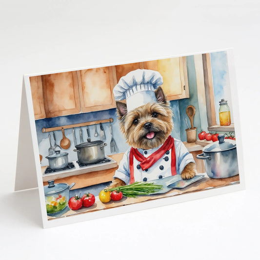 The Dog Chef Greeting Cards  - Size: 5X7 | Pack Of: 8 | Collection name: The dog chef