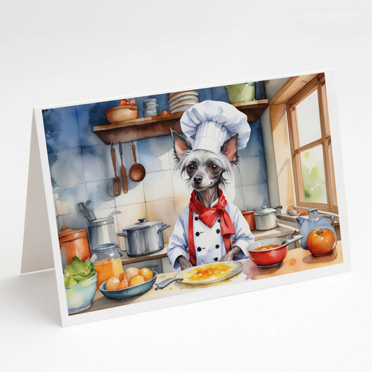 The Dog Chef Greeting Cards  - Size: 5X7 | Pack Of: 8 | Collection name: The dog chef