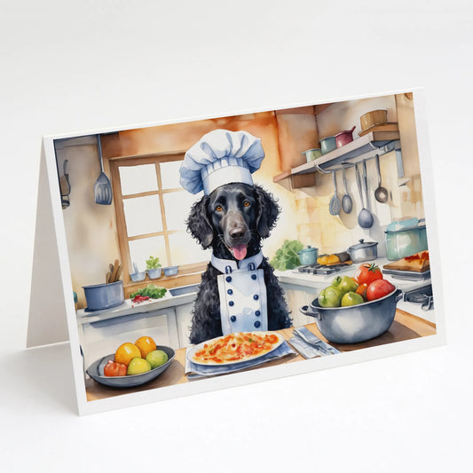 The Dog Chef Greeting Cards  - Size: 5X7 | Pack Of: 8 | Collection name: The dog chef