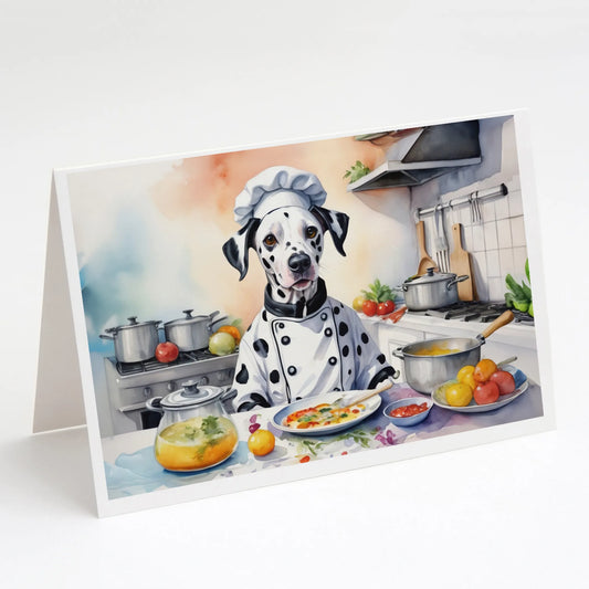 The Dog Chef Greeting Cards  - Size: 5X7 | Pack Of: 8 | Collection name: The dog chef