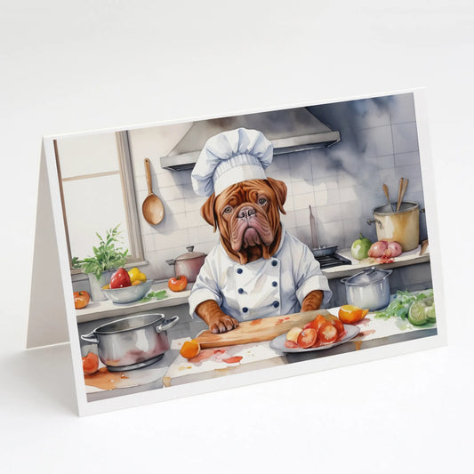 The Dog Chef Greeting Cards  - Size: 5X7 | Pack Of: 8 | Collection name: The dog chef