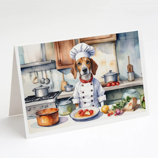 The Dog Chef Greeting Cards  - Size: 5X7 | Pack Of: 8 | Collection name: The dog chef