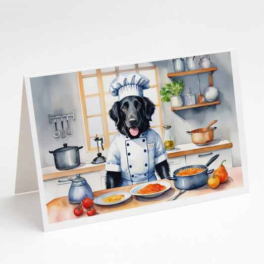 The Dog Chef Greeting Cards  - Size: 5X7 | Pack Of: 8 | Collection name: The dog chef
