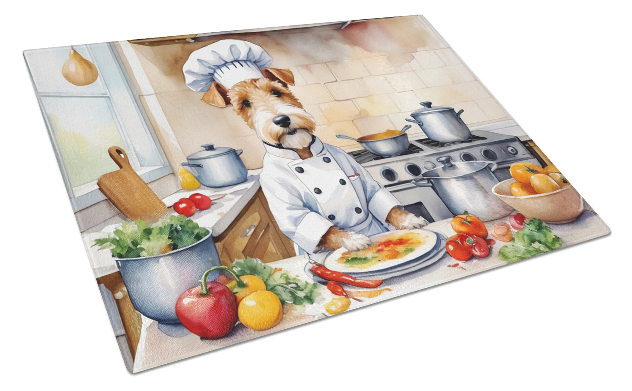 The Dog Chef Glass Cutting Board