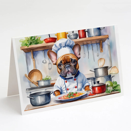 The Dog Chef Greeting Cards  - Size: 5X7 | Pack Of: 8 | Collection name: The dog chef