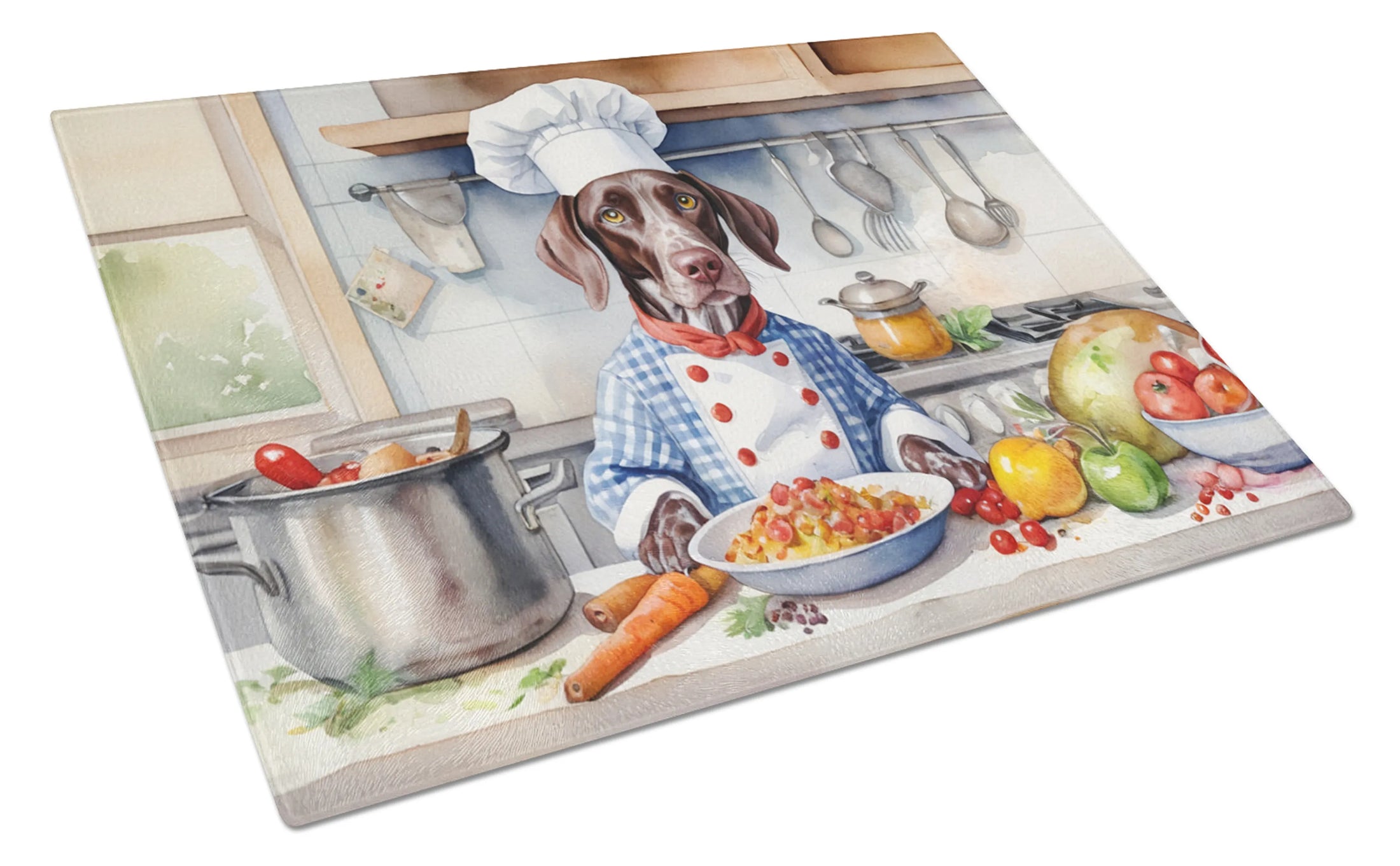 The Dog Chef Glass Cutting Board
