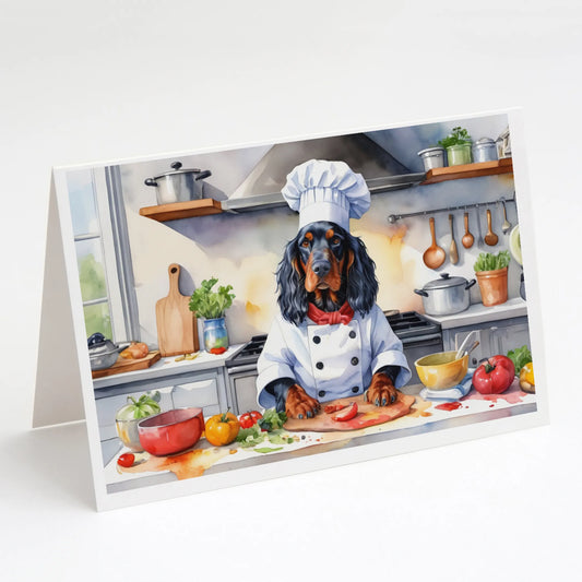 The Dog Chef Greeting Cards  - Size: 5X7 | Pack Of: 8 | Collection name: The dog chef