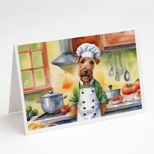 The Dog Chef Greeting Cards  - Size: 5X7 | Pack Of: 8 | Collection name: The dog chef