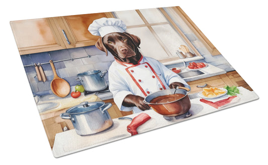 The Dog Chef Glass Cutting Board