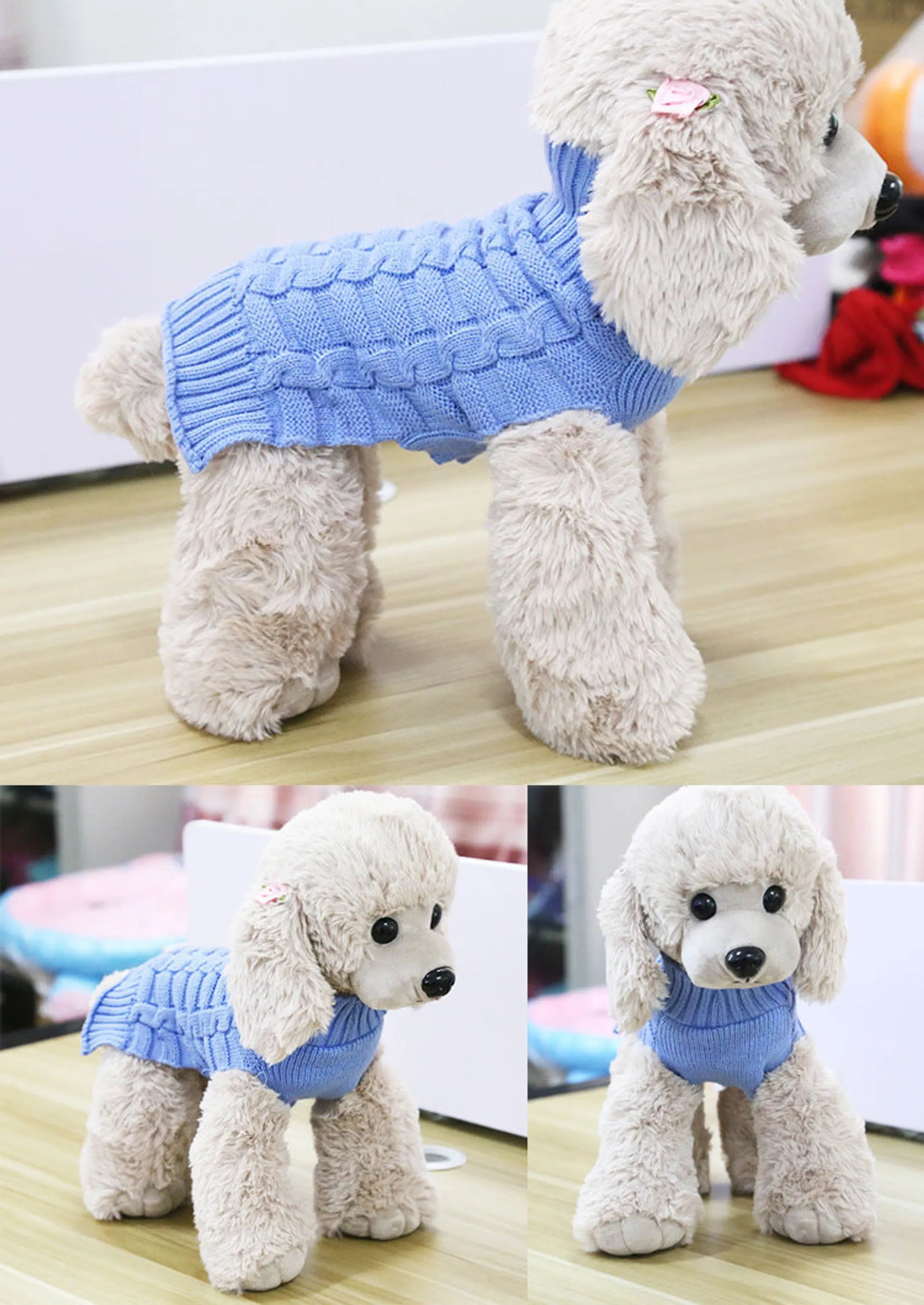 Wool Twisted Rope PetSweater