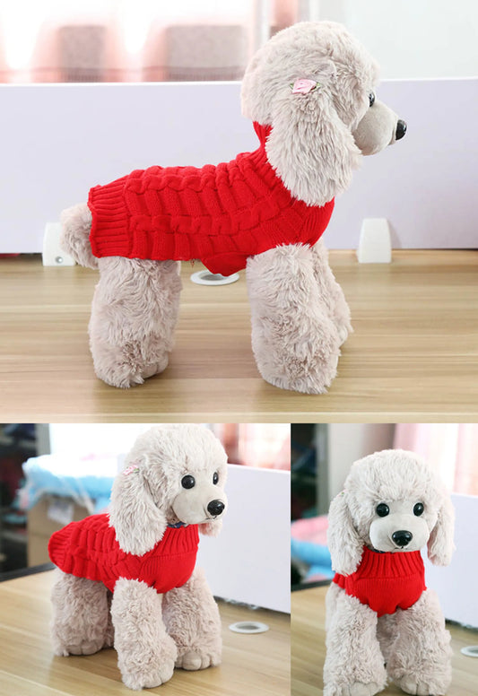 Wool Twisted Rope PetSweater