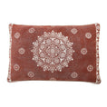 Load image into Gallery viewer, 24" X 36" Stonewashed Red Medallion Pillow Style Pet Bed With Removable Cover
