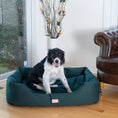 Load image into Gallery viewer, Armarkat Bolstered Dog Bed, Anti-Slip Pet Bed, Laurel Green
