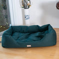 Load image into Gallery viewer, Armarkat Bolstered Dog Bed, Anti-Slip Pet Bed, Laurel Green
