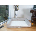Load image into Gallery viewer, Armarkat D07B Medium Bolstered Pet Bed Cushion W Memory Foam
