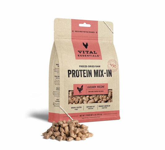 Vital Essentials(R) Freeze-Dried Raw Chicken Protein Mix-In Meal Topper for Dogs