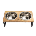 Load image into Gallery viewer, GF Pet Wood & Metal Elevated Feeder

