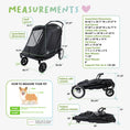 Load image into Gallery viewer, Apollo Elite Pet Stroller w/ Tire Pump
